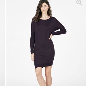 Assymetrical sweater dress